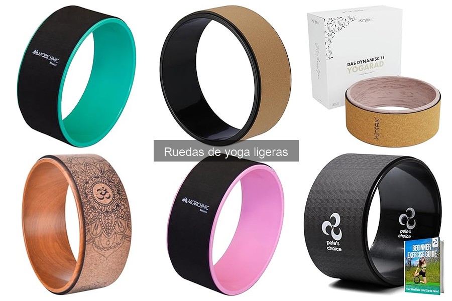 Tipos de ruedas de yoga ligeras y sus usos prácticos
