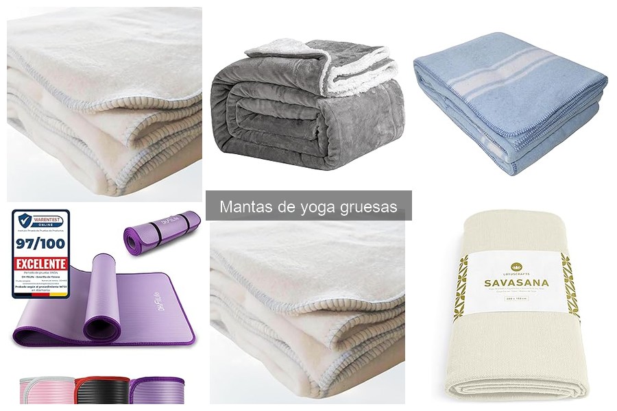 Tipos de tejidos en mantas de yoga gruesas: guía completa