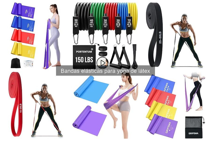 Ventajas y desventajas de bandas elásticas de látex para yoga