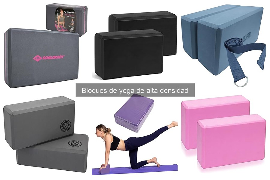 Ventajas y desventajas de los bloques de yoga de alta densidad